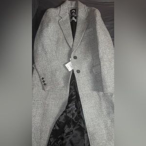 Zara Manteco Wool Coat Large